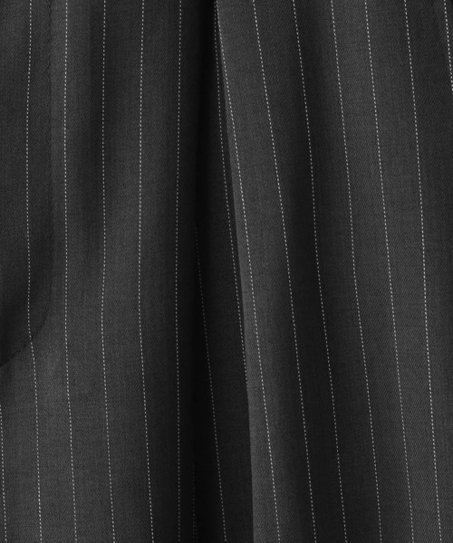 RAGEBLUE（レイジブルー）の「ボックスタック/ピンストライプドレープワイドスラックス（スラックス・レディース・グレー/ブラック・LARGE/MEDIUM）」の16枚目の写真