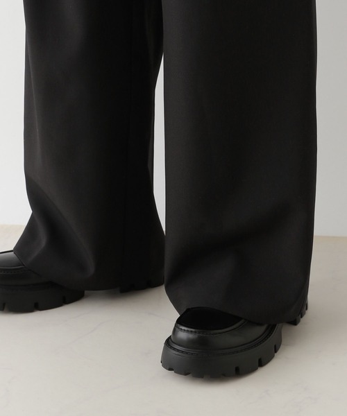 RAGEBLUE（レイジブルー）の「ボックスタック/ピンストライプドレープワイドスラックス（スラックス・レディース・グレー/ブラック・LARGE/MEDIUM）」の12枚目の写真