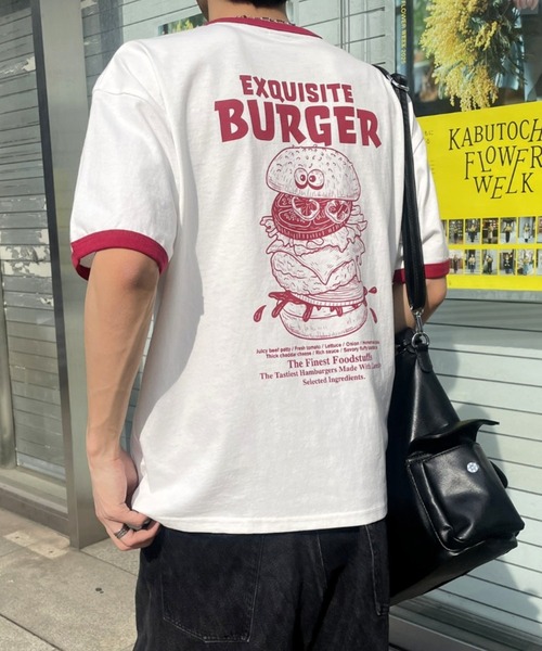 B.R.U(ブル)の「フードキャラリンガーTシャツ(Tシャツ/カットソー・メンズ・ネイビー/ブラック/レッド/ホワイト系その他/ホワイト/ブラック系その他/ホワイト×グリーン/ホワイト×レッド/ホワイト系その他2/ホワイト系その他3・FREE)」の10枚目の写真