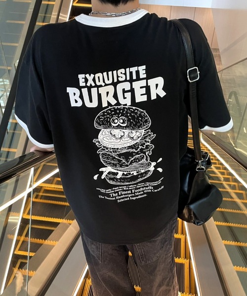 B.R.U(ブル)の「フードキャラリンガーTシャツ(Tシャツ/カットソー・メンズ・ネイビー/ブラック/レッド/ホワイト系その他/ホワイト/ブラック系その他/ホワイト×グリーン/ホワイト×レッド/ホワイト系その他2/ホワイト系その他3・FREE)」の8枚目の写真
