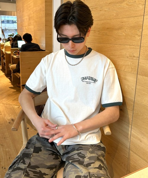 B.R.U(ブル)の「フードキャラリンガーTシャツ(Tシャツ/カットソー・メンズ・ネイビー/ブラック/レッド/ホワイト系その他/ホワイト/ブラック系その他/ホワイト×グリーン/ホワイト×レッド/ホワイト系その他2/ホワイト系その他3・FREE)」の17枚目の写真