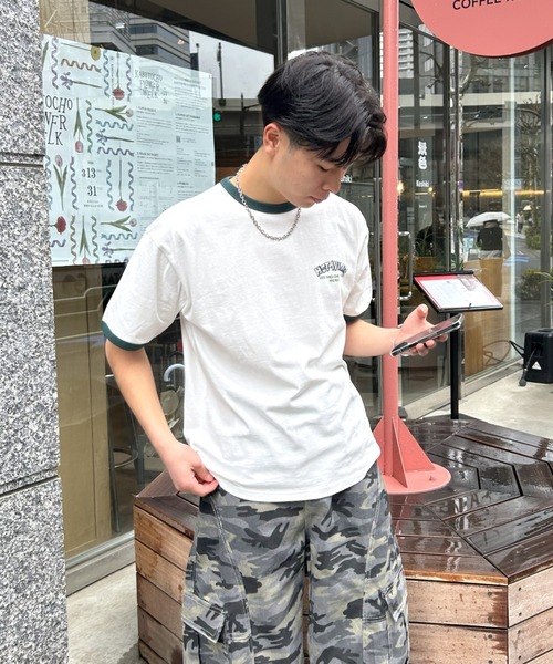 B.R.U(ブル)の「フードキャラリンガーTシャツ(Tシャツ/カットソー・メンズ・ネイビー/ブラック/レッド/ホワイト系その他/ホワイト/ブラック系その他/ホワイト×グリーン/ホワイト×レッド/ホワイト系その他2/ホワイト系その他3・FREE)」の20枚目の写真