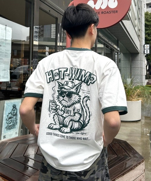 B.R.U(ブル)の「フードキャラリンガーTシャツ(Tシャツ/カットソー・メンズ・ネイビー/ブラック/レッド/ホワイト系その他/ホワイト/ブラック系その他/ホワイト×グリーン/ホワイト×レッド/ホワイト系その他2/ホワイト系その他3・FREE)」の21枚目の写真