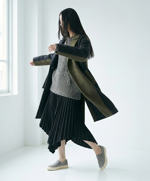 SLACK FOOTWEAR(スラックフットウェア)の「厚底 スリッポン スニーカー 淡い色 くすみカラー(スリッポン・レディース・ベージュ/グレー・25.0cm/23.0cm/23.5cm/24.0cm/24.5cm)」の22枚目の写真