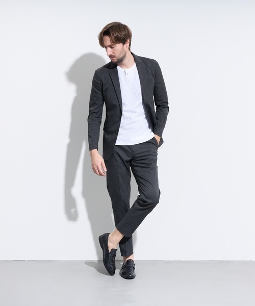 HIDEAWAYS NICOLE（ハイダウェイニコル）の「エアリードビーパンツ（スラックス・メンズ・ブラック/ネイビー・X-LARGE/LARGE/MEDIUM/SMALL）」の3枚目の写真