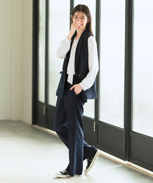 2025新作》【洗える/セットアップ対応/オフィスカジュアル/セレモニー