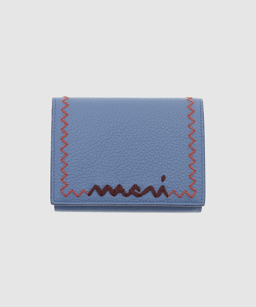 MARNI（マルニ）の「SYMBOL / 三つ折り財布（財布・レディース・ブラック/ライトベージュ/ライトグレー/オリーブ/ブルー/ライトグリーン・ONE SIZE）」の6枚目の写真