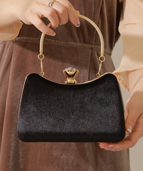 希少ꕥBVLGARI レオーニ クラッチバッグ メタリック系 パーティーバッグ pg82_1.jpg