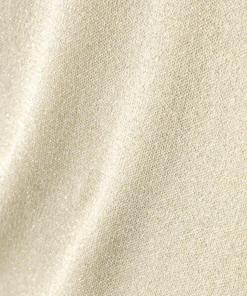 NATURAL BEAUTY BASIC（ナチュラルビューティーベーシック）の「◇【THINK NATURAL】クルーネックラメニット（ニット/セーター・レディース・ピンク/オフホワイト/ネイビー・FREE）」の13枚目の写真