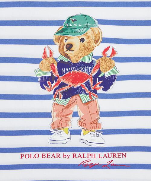 POLO RALPH LAUREN CHILDRENSWEAR(ポロ ラルフ ローレン チルドレンズウェア)の「Polo ベア ストライプド コットン ジャージー Tシャツ(Tシャツ/カットソー・キッズ・マルチ・7/3/6/4)」の2枚目の写真