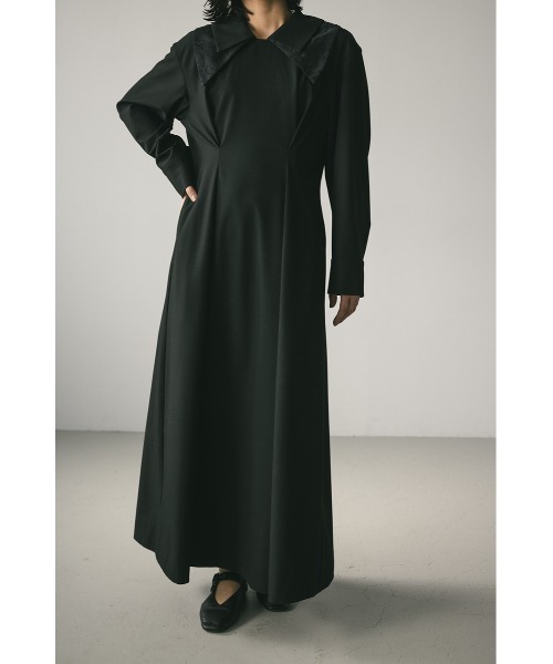 STYLEMIXER(スタイルミキサー)の「ダブルカラーワンピース(ワンピース・レディース・ベージュ/ブラック・SMALL/MEDIUM)」の2枚目の写真