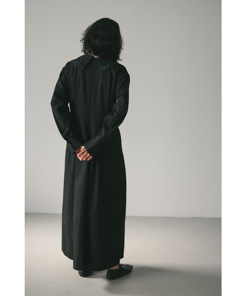 STYLEMIXER(スタイルミキサー)の「ダブルカラーワンピース(ワンピース・レディース・ベージュ/ブラック・SMALL/MEDIUM)」の12枚目の写真
