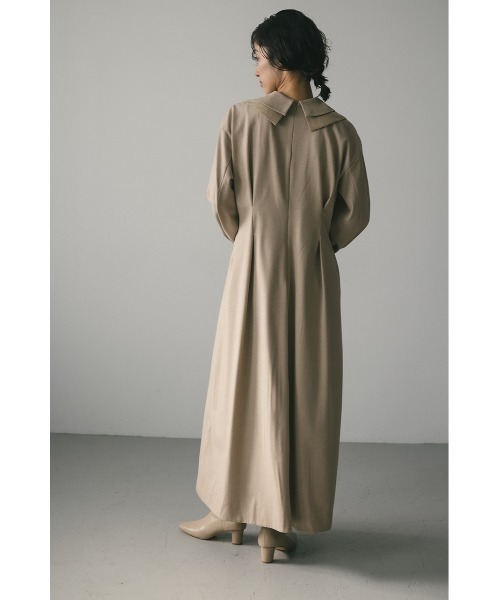 STYLEMIXER(スタイルミキサー)の「ダブルカラーワンピース(ワンピース・レディース・ベージュ/ブラック・SMALL/MEDIUM)」の17枚目の写真