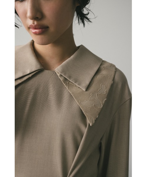 STYLEMIXER(スタイルミキサー)の「ダブルカラーワンピース(ワンピース・レディース・ベージュ/ブラック・SMALL/MEDIUM)」の20枚目の写真