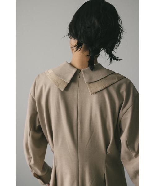 STYLEMIXER(スタイルミキサー)の「ダブルカラーワンピース(ワンピース・レディース・ベージュ/ブラック・SMALL/MEDIUM)」の21枚目の写真