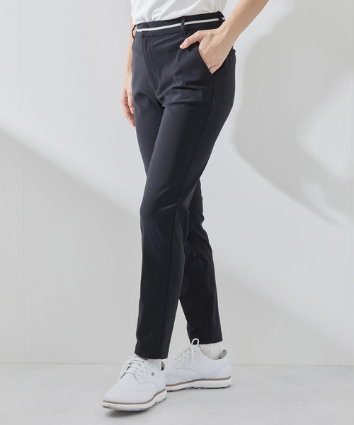 UVカット】【接触冷感】【ストレッチ】ハイテンションスリムストレート