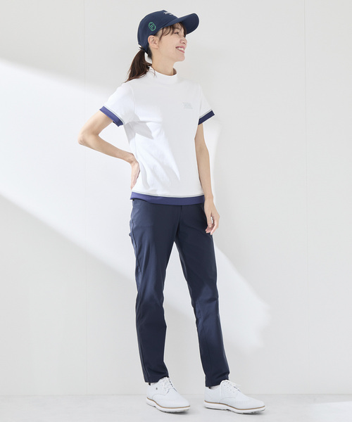 JUN&ROPE'（ジュンアンドロペ）の「【UVカット】【接触冷感】【ストレッチ】ハイテンションスリムストレートパンツ（その他パンツ・レディース・ブラック/ホワイト/ネイビー・L/S/M）」の12枚目の写真