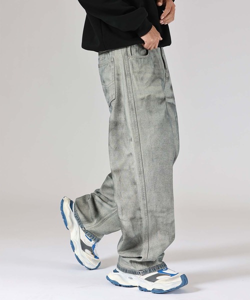aimoha(アイモハ)の「【aimoha neo】Rustic Wash Denim(デニムパンツ・メンズ・ベージュ・MEDIUM/LARGE/X-LARGE/XX-LARGE)」の7枚目の写真