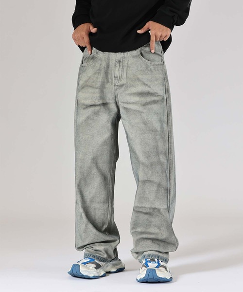 aimoha(アイモハ)の「【aimoha neo】Rustic Wash Denim(デニムパンツ・メンズ・ベージュ・MEDIUM/LARGE/X-LARGE/XX-LARGE)」の3枚目の写真