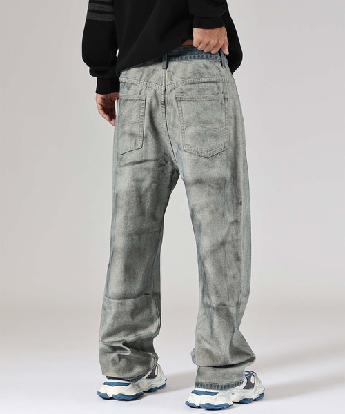 aimoha(アイモハ)の「【aimoha neo】Rustic Wash Denim(デニムパンツ・メンズ・ベージュ・MEDIUM/LARGE/X-LARGE/XX-LARGE)」の8枚目の写真