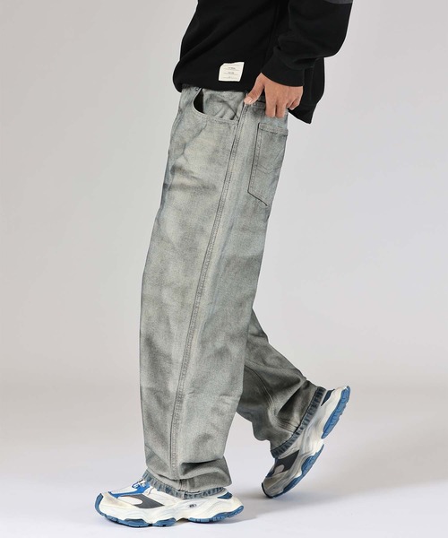 aimoha(アイモハ)の「【aimoha neo】Rustic Wash Denim(デニムパンツ・メンズ・ベージュ・MEDIUM/LARGE/X-LARGE/XX-LARGE)」の9枚目の写真