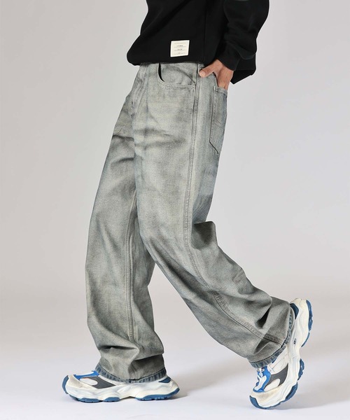 aimoha(アイモハ)の「【aimoha neo】Rustic Wash Denim(デニムパンツ・メンズ・ベージュ・MEDIUM/LARGE/X-LARGE/XX-LARGE)」の10枚目の写真