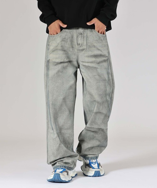 aimoha(アイモハ)の「【aimoha neo】Rustic Wash Denim(デニムパンツ・メンズ・ベージュ・MEDIUM/LARGE/X-LARGE/XX-LARGE)」の2枚目の写真