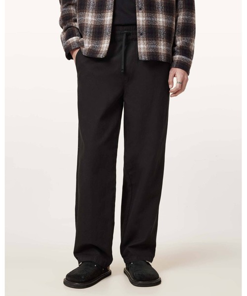 ALLSAINTS(オールセインツ)の「HANBURY STRAIGHT FIT TROUSERS | HANBURY ストレート フィット トラウザー(その他パンツ・メンズ・ブラック・L/XS/S/M)」の2枚目の写真
