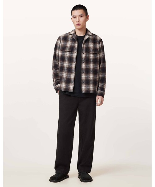 ALLSAINTS(オールセインツ)の「HANBURY STRAIGHT FIT TROUSERS | HANBURY ストレート フィット トラウザー(その他パンツ・メンズ・ブラック・L/XS/S/M)」の4枚目の写真