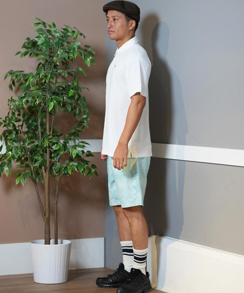 ニューエラゴルフ ポロシャツ ショートパンツ セットアップ NEW ERA ニューエラ ゴルフウェア ショートパンツ 柄 : ONSPOTZ