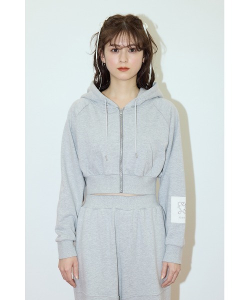 rienda(リエンダ)の「Rパッチ付きレディーススウェットトップス トレーナー 春服(スウェット・レディース・ベージュ/ライトブラック/杢グレー・FREE)」の12枚目の写真