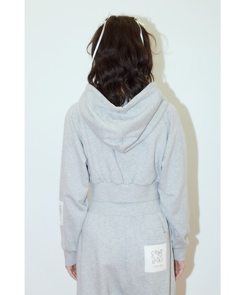 rienda(リエンダ)の「Rパッチ付きレディーススウェットトップス トレーナー 春服(スウェット・レディース・ベージュ/ライトブラック/杢グレー・FREE)」の14枚目の写真