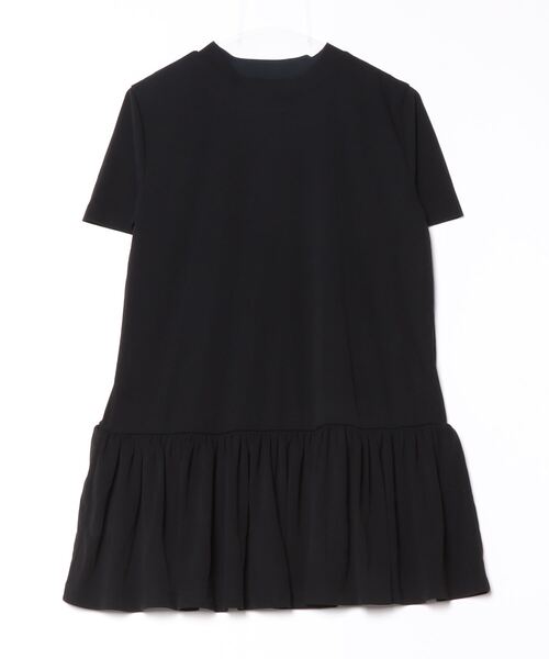 G.V.G.V.（ジーヴィージーヴィー）の「GATHER TUNIC TOP（Tシャツ/カットソー・レディース・ホワイト/ブラック・ONE SIZE）」の3枚目の写真