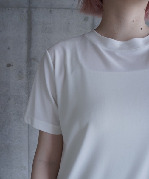 G.V.G.V.（ジーヴィージーヴィー）の「GATHER TUNIC TOP（Tシャツ/カットソー・レディース・ホワイト/ブラック・ONE SIZE）」の10枚目の写真