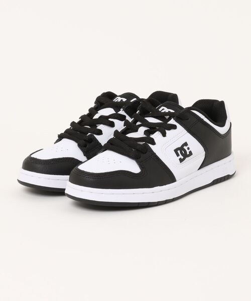 DC SHOES(ディーシーシューズ)の「DC SHOES ディーシーシューズ MANTECA 4 レディーススニーカー(マンテカ4) DM251005 115 ホワイト/ブラック/ブラック【レディース】(スニーカー・レディース・ホワイト×ブラック・25.0cm/24.5cm/24.0cm/23.5cm/23.0cm)」の1枚目の写真