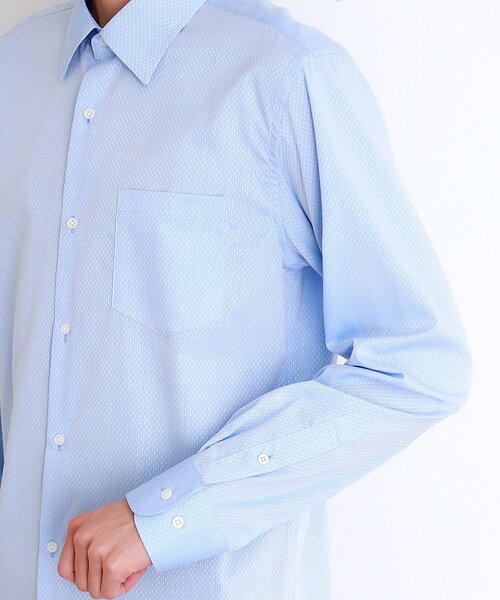 THE SHOP TK （ザ ショップ ティーケー ）の「ドレスドビーシャツ（ビジネスシャツ・メンズ・ピンク/オフホワイト/サックスブルー・01/04/03/02）」の20枚目の写真