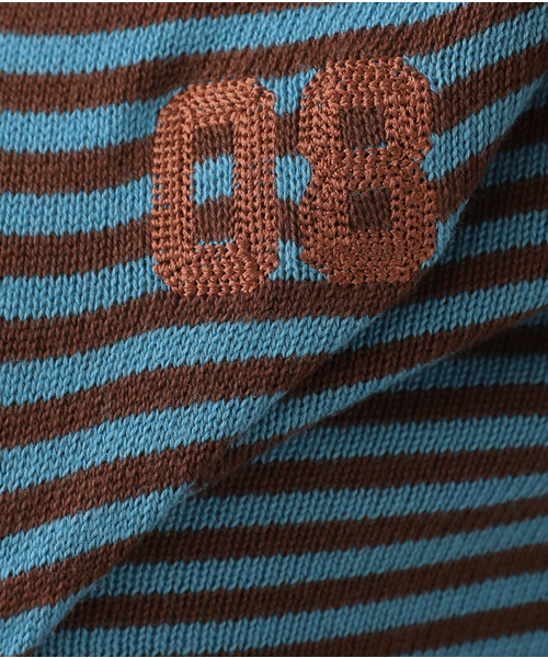GREEN BUTTER(グリーンバター)の「【GREEN BUTTER/グリーンバター】Washable Stripe Cotton CD:カーディガン(カーディガン/ボレロ・レディース・ブラック/ブラウン/レッド・FREE)」の7枚目の写真