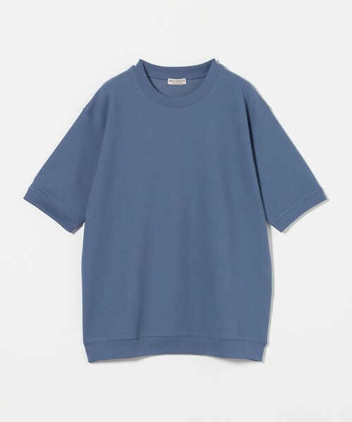 BEAUTY&YOUTH UNITED ARROWS（ビューティーアンドユースユナイテッドアローズ）の「ダブルフェイス ジオメ コンフォート クルーネック Tシャツ（Tシャツ/カットソー・メンズ・ダークグレー/ロイヤルブルー/ホワイト・S/M/L/XL）」の8枚目の写真