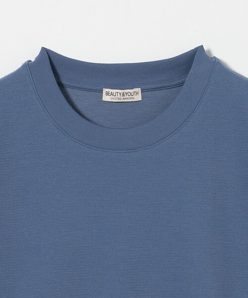 BEAUTY&YOUTH UNITED ARROWS（ビューティーアンドユースユナイテッドアローズ）の「ダブルフェイス ジオメ コンフォート クルーネック Tシャツ（Tシャツ/カットソー・メンズ・ダークグレー/ロイヤルブルー/ホワイト・S/M/L/XL）」の10枚目の写真
