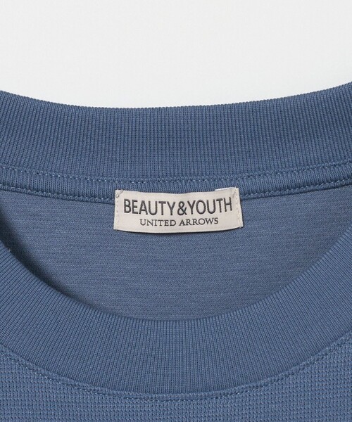 BEAUTY&YOUTH UNITED ARROWS（ビューティーアンドユースユナイテッドアローズ）の「ダブルフェイス ジオメ コンフォート クルーネック Tシャツ（Tシャツ/カットソー・メンズ・ダークグレー/ロイヤルブルー/ホワイト・S/M/L/XL）」の21枚目の写真