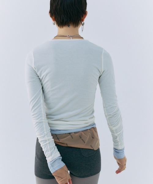 セール】SHEER CUTSEW TOPS/シアーカットソートップス（Tシャツ