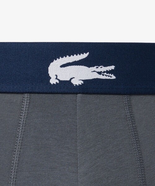 LACOSTE（ラコステ）の「３パックストレッチコットントランクボクサーショーツ / ボクサーパンツ（ボクサーパンツ・メンズ・グリーン/ネイビー/ブラック/ブルー/グレー・M/L/S/XL）」の19枚目の写真