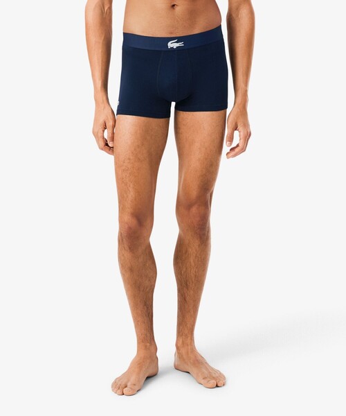 LACOSTE（ラコステ）の「３パックストレッチコットントランクボクサーショーツ / ボクサーパンツ（ボクサーパンツ・メンズ・グリーン/ネイビー/ブラック/ブルー/グレー・M/L/S/XL）」の22枚目の写真