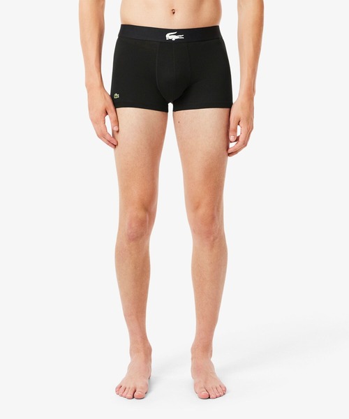 LACOSTE（ラコステ）の「３パックストレッチコットントランクボクサーショーツ / ボクサーパンツ（ボクサーパンツ・メンズ・グリーン/ネイビー/ブラック/ブルー/グレー・M/L/S/XL）」の10枚目の写真