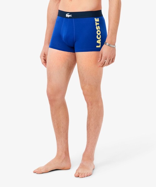 LACOSTE（ラコステ）の「３パックストレッチコットントランクボクサーショーツ / ボクサーパンツ（ボクサーパンツ・メンズ・グリーン/ネイビー/ブラック/ブルー/グレー・M/L/S/XL）」の13枚目の写真