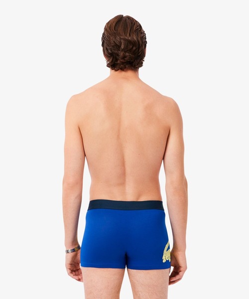 LACOSTE（ラコステ）の「３パックストレッチコットントランクボクサーショーツ / ボクサーパンツ（ボクサーパンツ・メンズ・グリーン/ネイビー/ブラック/ブルー/グレー・M/L/S/XL）」の14枚目の写真