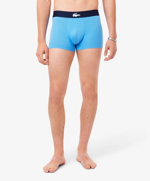 LACOSTE（ラコステ）の「３パックストレッチコットントランクボクサーショーツ / ボクサーパンツ（ボクサーパンツ・メンズ・グリーン/ネイビー/ブラック/ブルー/グレー・M/L/S/XL）」の15枚目の写真