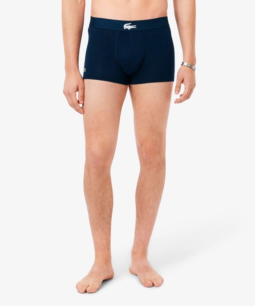 LACOSTE（ラコステ）の「３パックストレッチコットントランクボクサーショーツ / ボクサーパンツ（ボクサーパンツ・メンズ・グリーン/ネイビー/ブラック/ブルー/グレー・M/L/S/XL）」の17枚目の写真