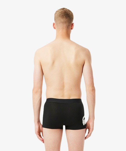 LACOSTE（ラコステ）の「３パックストレッチコットントランクボクサーショーツ / ボクサーパンツ（ボクサーパンツ・メンズ・グリーン/ネイビー/ブラック/ブルー/グレー・M/L/S/XL）」の8枚目の写真