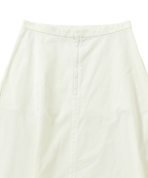 ATON（エイトン）の「ATON NIDOM COTTON A-LINE SKIRT SKAGCW0709（スカート・レディース・ホワイト・38）」の4枚目の写真